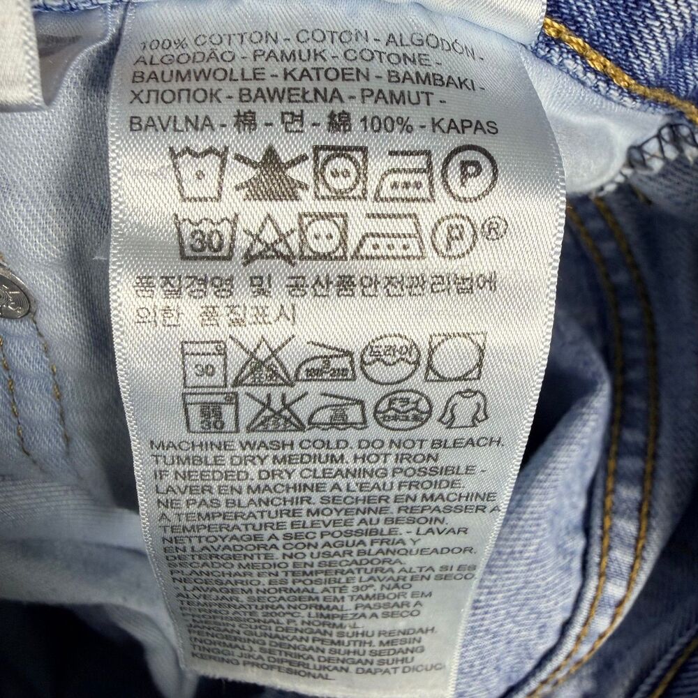 Levi's 550 Men's Jeans 38x34(36x32) Relaxed Fit Straight Leg 100% Cotton - Picture 4 of 16